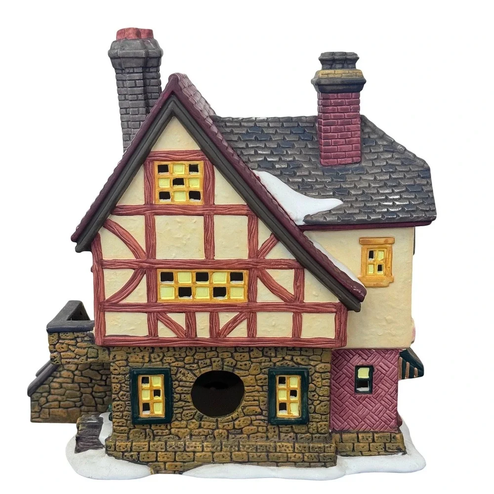 Santas Workbench 2000 Ink & Twill Stationery Shoppe Christmas Village House
